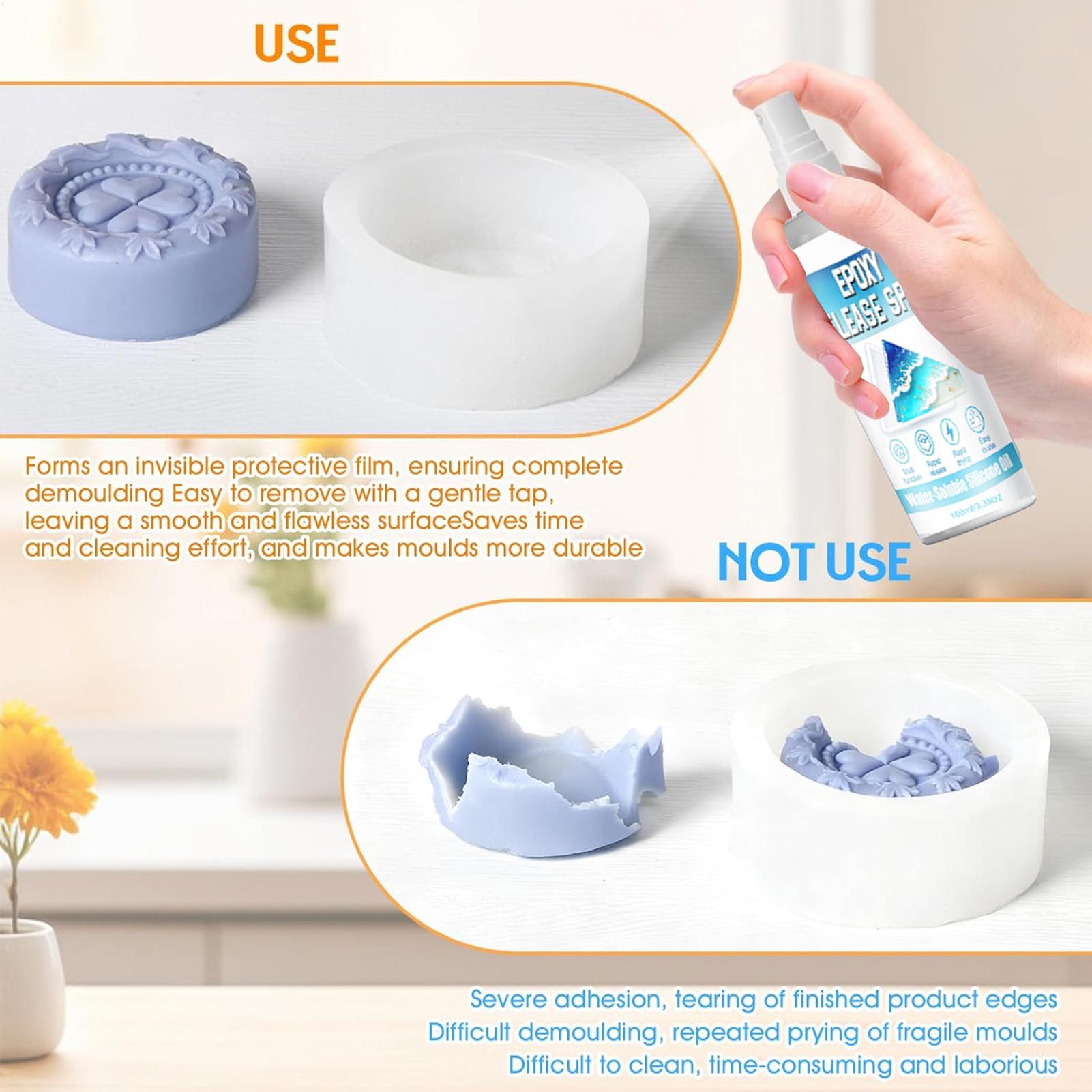 실리콘 이형 스프레이 에폭시 이형 스프레이 강력한 몰드 - Soap Making Line 리뷰 및 가격