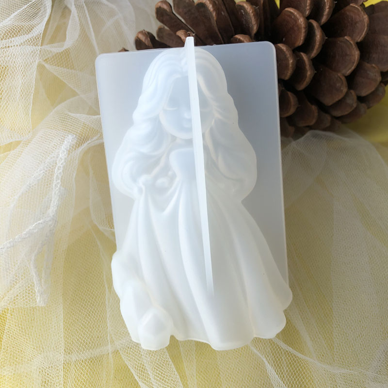 3D 귀여운 공주 실리콘 양초 금형 천사 소녀 비누 수 - Soap Making Instructions 리뷰 및 가격