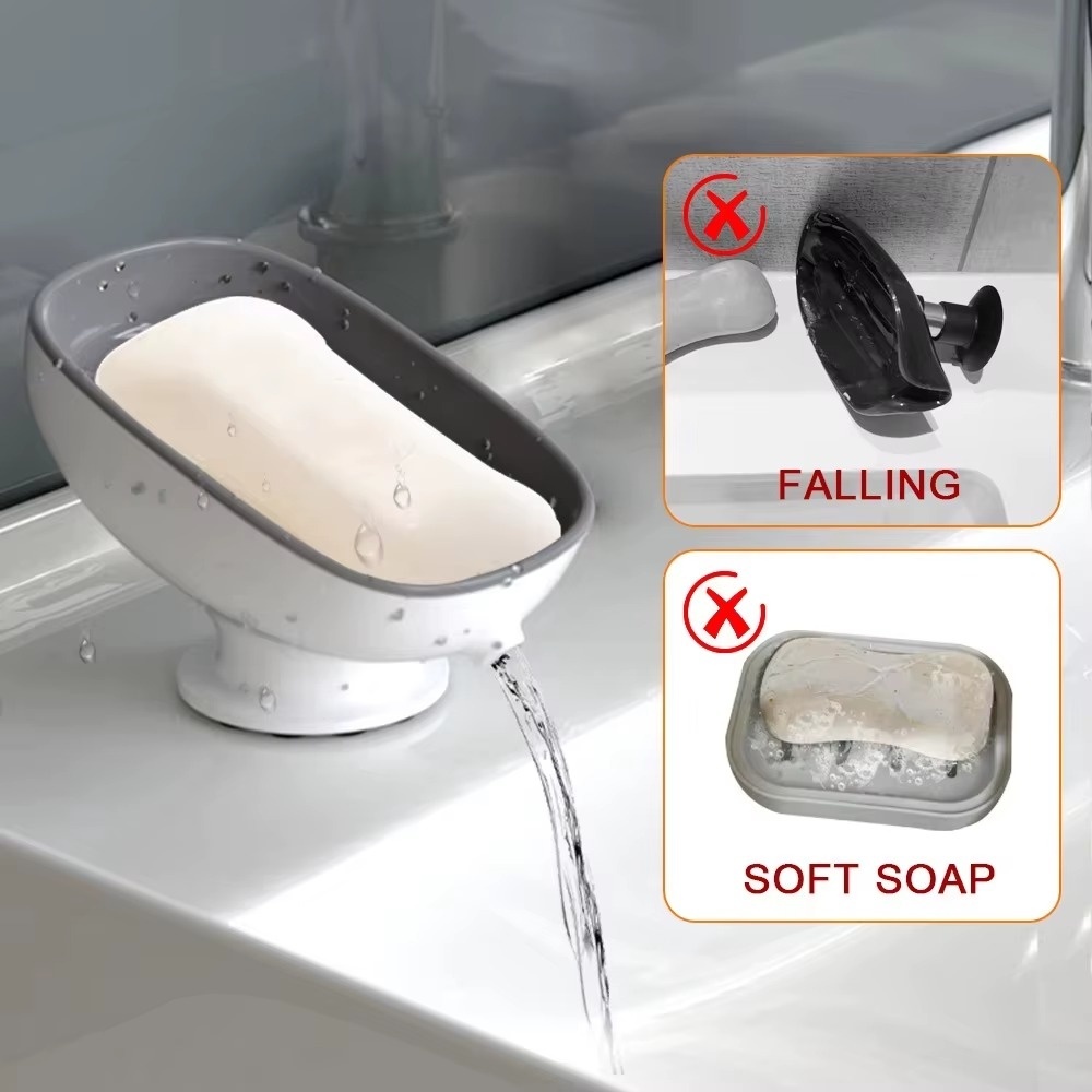 욕실용 배수구가 있는 초강력 흡착식 비누 홀더, 주방용 - Soap Making Box 리뷰 및 가격