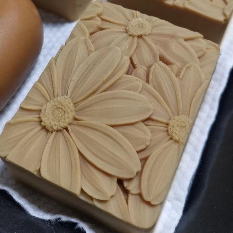 최신!! !3d 우아한 해바라기 비누 금형 직사각형 실 - Soap Making Line 리뷰 및 가격