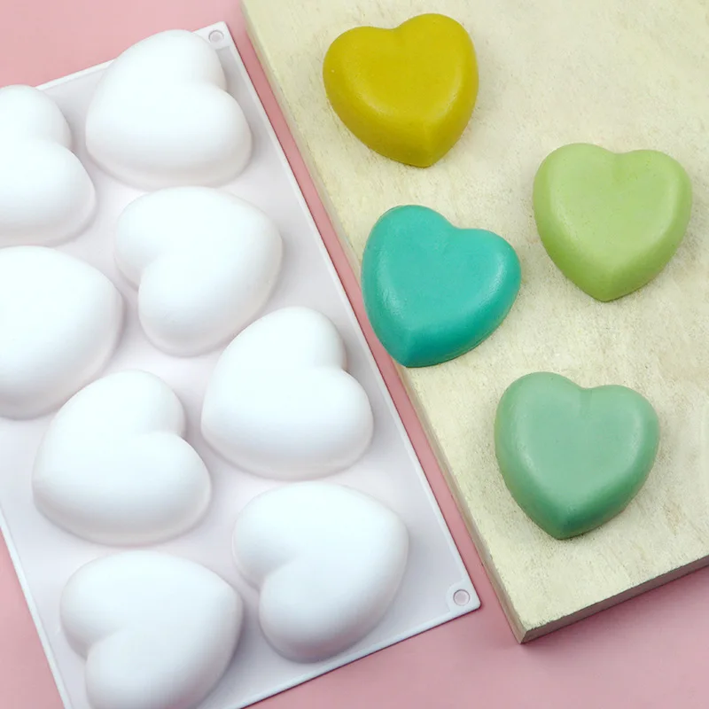 사랑 심장 실리콘 비누 금형 수제 양초 만들기 키트 D - Soap Making Instructions 리뷰 및 가격