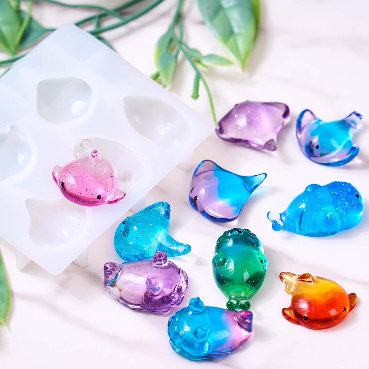 3D 힐링 귀여운 만타 가오리 실리콘 몰드 DIY 키체 - Soap Making Instructions 리뷰 및 가격