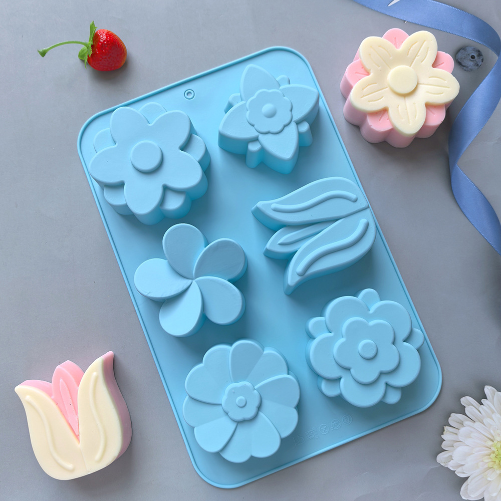 다양한 꽃 모양 실리콘 몰드, 비누 및 양초 제작, 케 - Soap Making Instructions 리뷰 및 가격