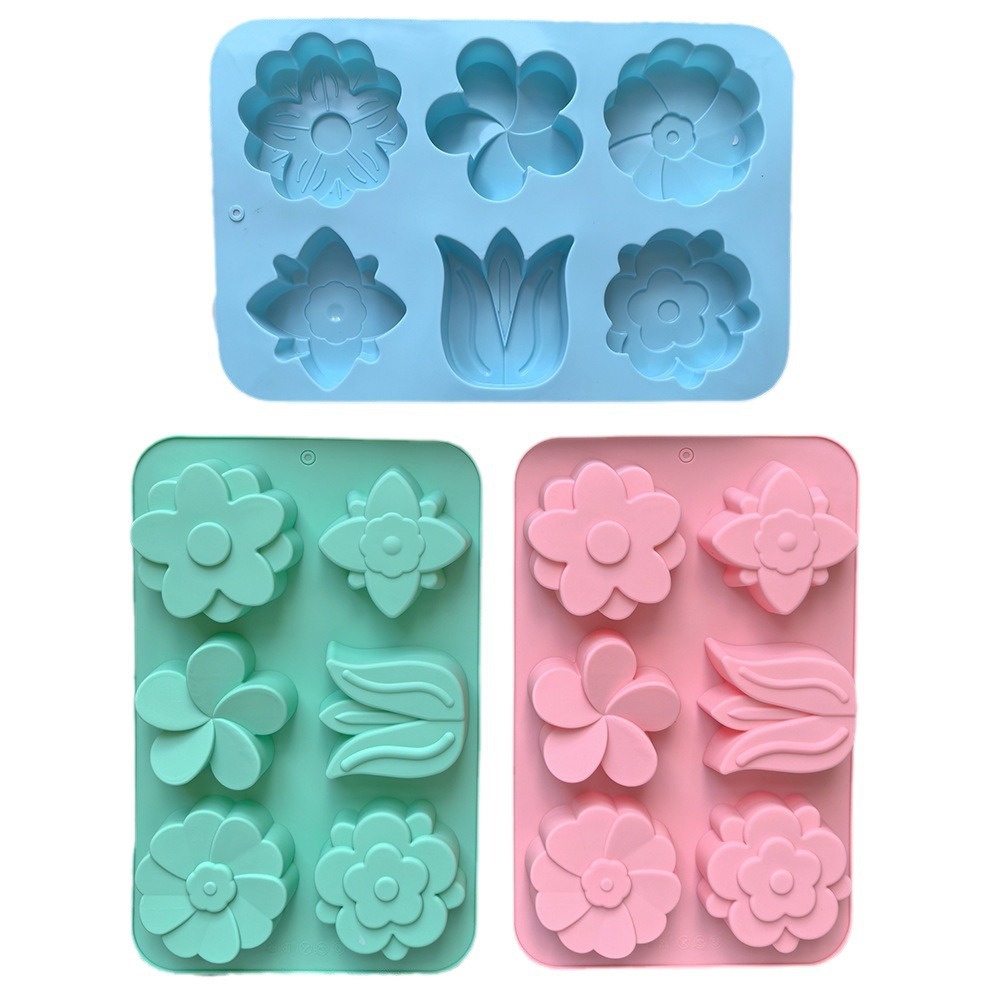 다양한 꽃 모양 실리콘 몰드, 비누 및 양초 제작, 케 - Soap Making Instructions 리뷰 및 가격