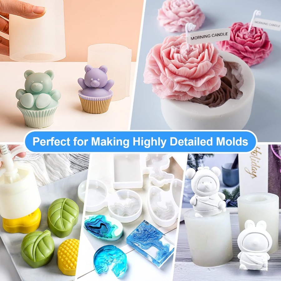 실리콘 몰드 제작 키트, 38.8oz 15A 탄성 액상 - Soap Making Instructions 리뷰 및 가격
